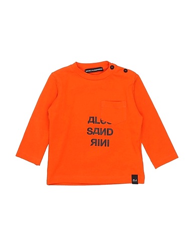 DANIELE ALESSANDRINI T-shirt Orange 90% Cotton, 10% Elastane