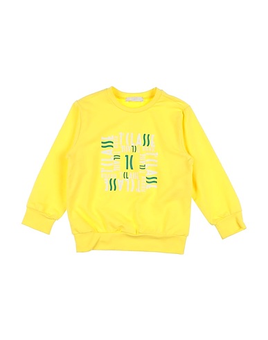ALVIERO MARTINI 1a CLASSE Sweatshirt Yellow 96% Cotton, 4% Elastane
