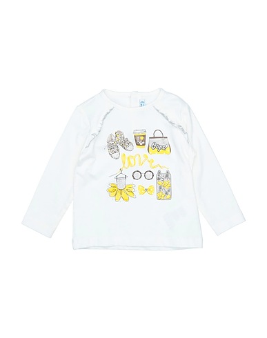 MAYORAL T-shirt White 95% Cotton, 5% Elastane