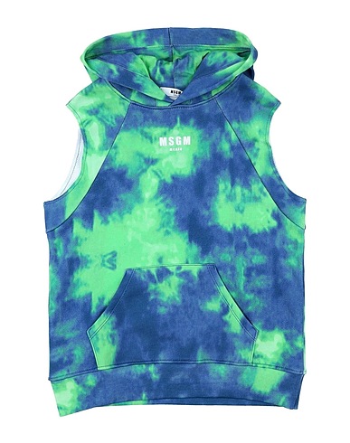 MSGM Hooded track jacket  Blue 100% Cotton