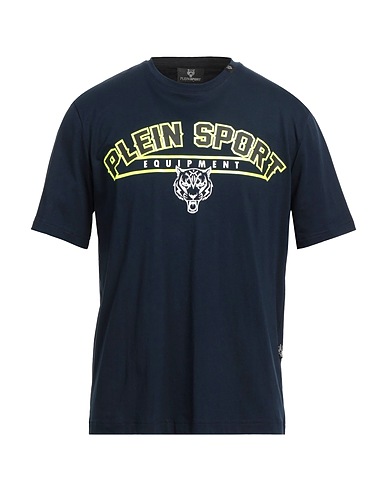 PLEIN SPORT T-shirt Midnight blue 100% Cotton