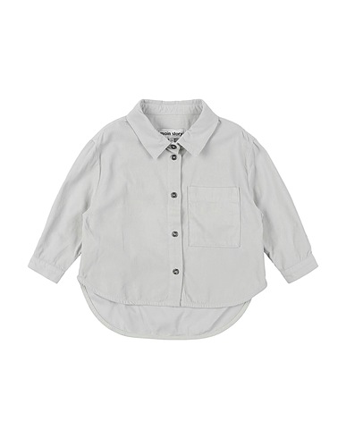 MAIN STORY Camicie e bluse tinta unita Grigio chiaro 100% Cotone organico