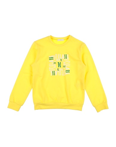 ALVIERO MARTINI 1a CLASSE Sweatshirt Yellow 96% Cotton, 4% Elastane