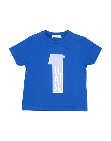 ALVIERO MARTINI 1a CLASSE T-shirt Bright blue 93% Cotton, 7% Elastane