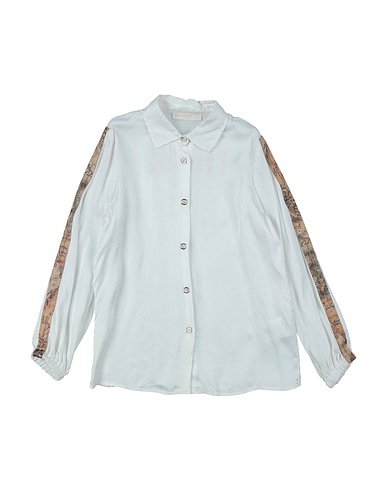 ALVIERO MARTINI 1a CLASSE Patterned shirts & blouses White 100% Viscose