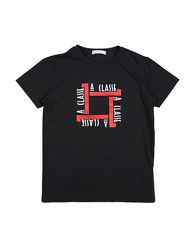 ALVIERO MARTINI 1a CLASSE T-Shirt Schwarz 93% Baumwolle, 7% Elastan