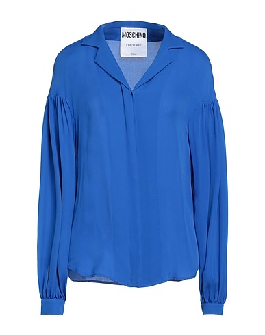 MOSCHINO Camicie e bluse in seta Blu china 100% Seta