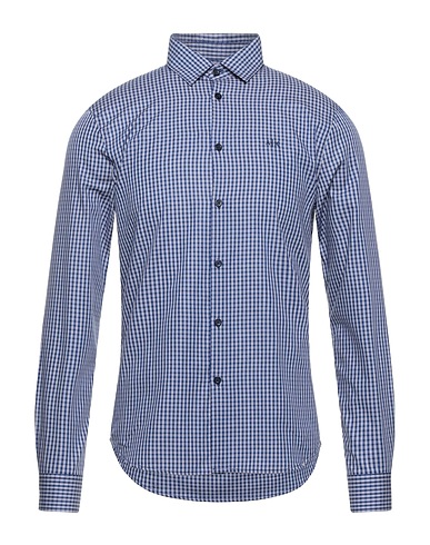 ARMANI EXCHANGE Checked shirt Blue 100% Cotton