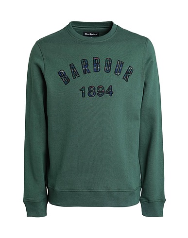 BARBOUR Sweatshirt Dark green 100% Cotton