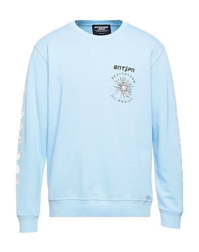 ENTERPRISE JAPAN Sweatshirt Sky blue 100% Cotton