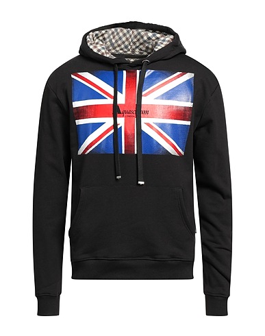 AQUASCUTUM ACTIVE Hooded sweatshirt Black 100% Cotton