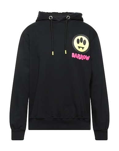 BARROW Hooded track jacket  Black 100% Cotton