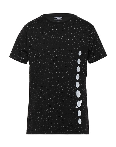 ENTERPRISE JAPAN Basic T-shirt Black 100% Cotton