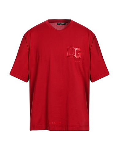 DOLCE&GABBANA Basic T-Shirt Red 100% Cotton