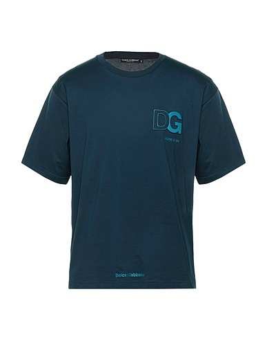 DOLCE&GABBANA T-shirt Verde petrolio 100% Cotone, Poliuretano