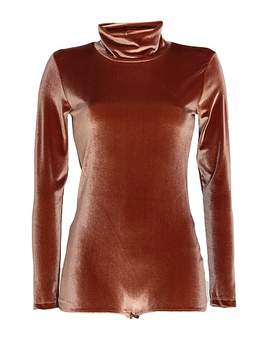 JIJIL TOPWEAR Camel 94% Polyester, 6% Eco Polyester