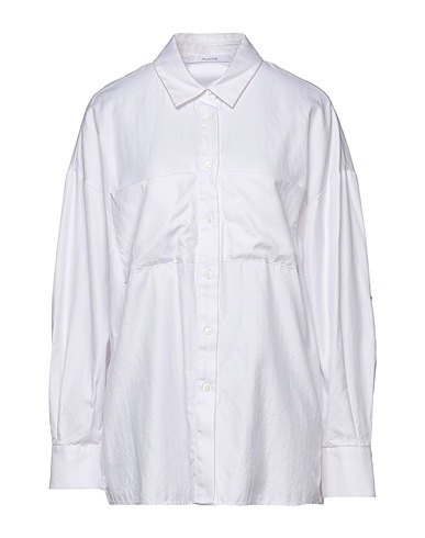 AGLINI Patterned shirts & blouses White 100% Cotton