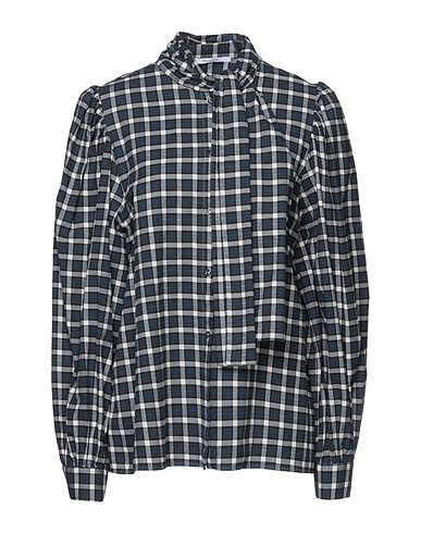 AGLINI Checked shirt Grey 100% Cotton