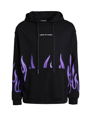 VISION OF SUPER Felpa Viola 100% Cotone