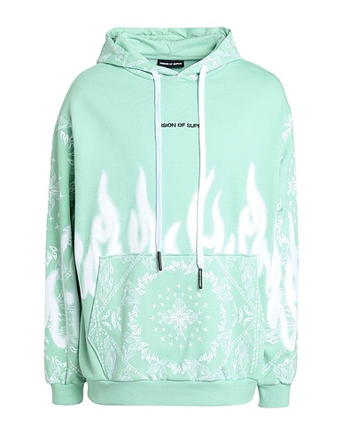 VISION OF SUPER Sweat-shirt Vert clair 100% Coton