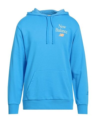 NEW BALANCE Hooded track jacket  Essentials Celebrate Hoodie
 Azure 68% Cotton, 32% Polyester