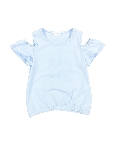 MEILISA BAI T-shirt Celeste 96% Cotone, 4% Elastan