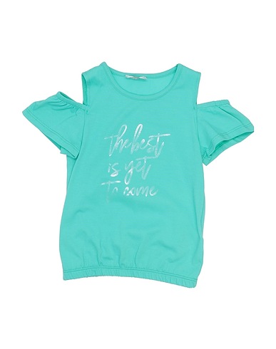 MEILISA BAI T-shirt Turchese 96% Cotone, 4% Elastan