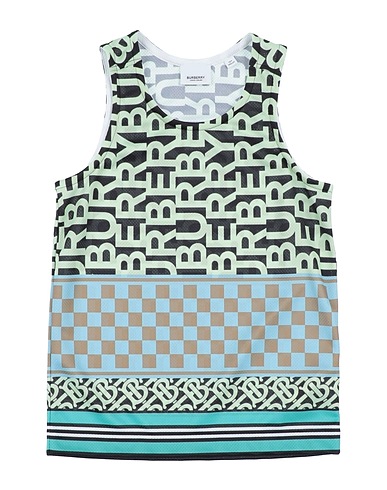 BURBERRY Top Sky blue 100% Polyester