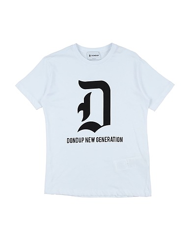DONDUP T-shirt White 100% Cotton, Elastane