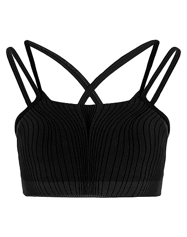 NIKE Crop top  Yoga Dri-FIT ADV Indy  Light-Support Seamless Non-Padded Sports Bra
 Black 48% Polyester, 40% Nylon, 12% Elastane