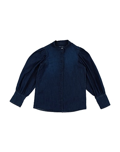 DONDUP Denim shirt Blue 99% Cotton, 1% Elastane