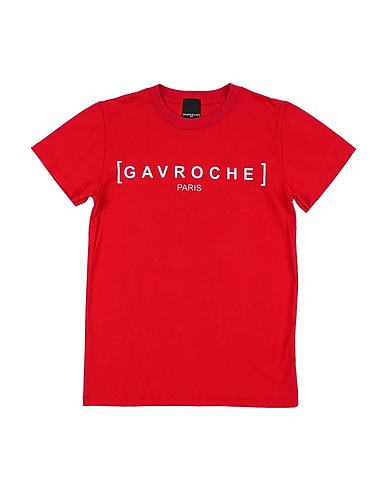 GAVROCHE Paris T-shirt Rouge 100% Coton