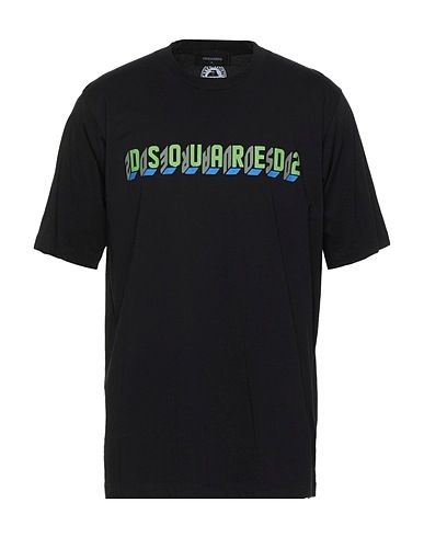 DSQUARED2 T-shirt Μαύρο 100% Βαμβάκι