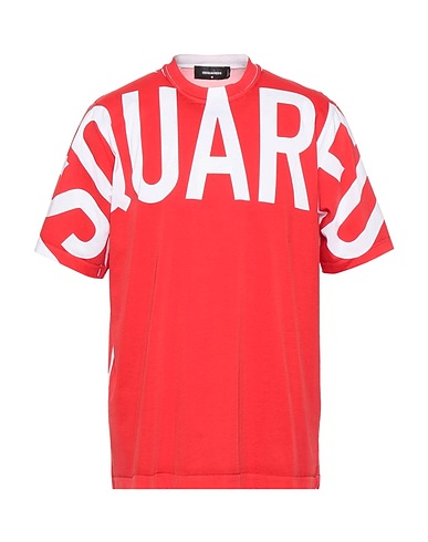 DSQUARED2 Oversize-T-Shirt Red 100% Cotton