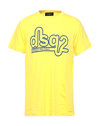 DSQUARED2 T-shirt Giallo 100% Cotone