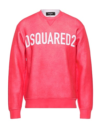 DSQUARED2 Sweatshirt Red 100% Cotton, Elastane