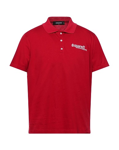 DSQUARED2 Polo Mattone 100% Cotone