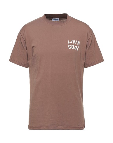 LIVINCOOL T-shirt Brown 100% Cotton