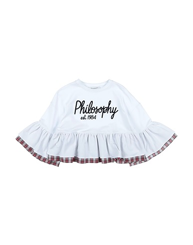 PHILOSOPHY di LORENZO SERAFINI Sweatshirt White 94% Cotton, 6% Elastane