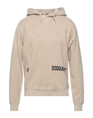DSQUARED2 Felpa Beige 100% Cotone, Elastan