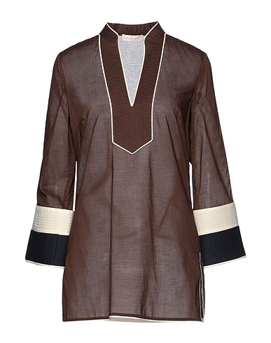 TORY BURCH Top Testa di moro 100% Cotone