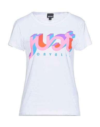 JUST CAVALLI T-shirt Bianco 100% Cotone