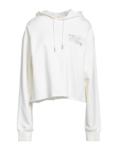 OPENING CEREMONY Hooded sweatshirt White 100% Cotton, Elastane