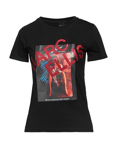 MARC ELLIS T-shirt Nero 100% Cotone