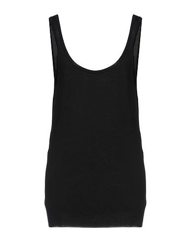 PLAN C Vest Black 100% Merino Wool