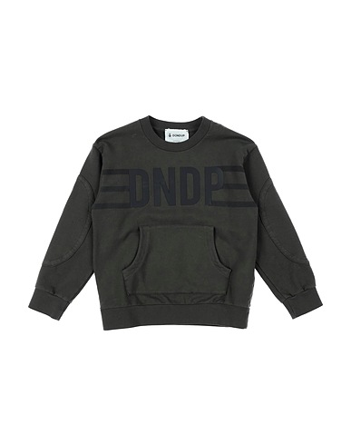 DONDUP Sweatshirt Military green 94% Cotton, 6% Elastane
