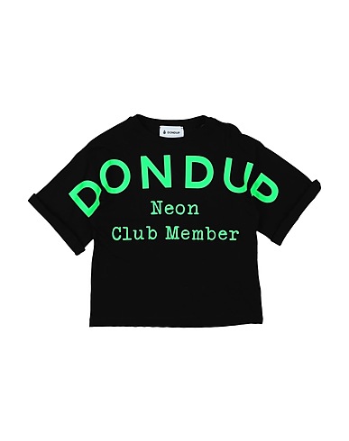 DONDUP T-shirt Nero 100% Cotone