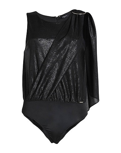 MARCIANO by GUESS Top Black 100% Polyester, Elastane