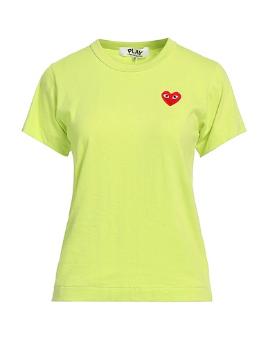COMME des GARÇONS PLAY Basic T-shirt Light green 100% Cotton