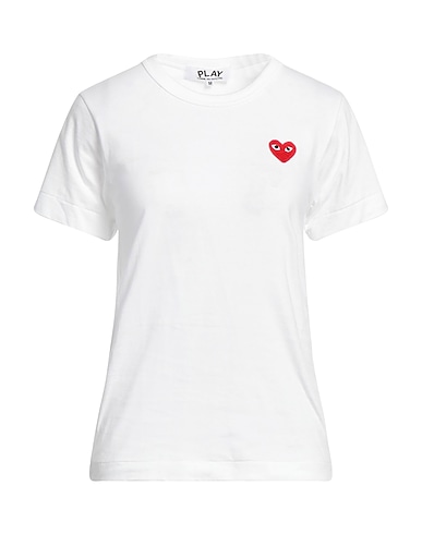 COMME des GARÇONS PLAY T-shirt White 100% Cotton